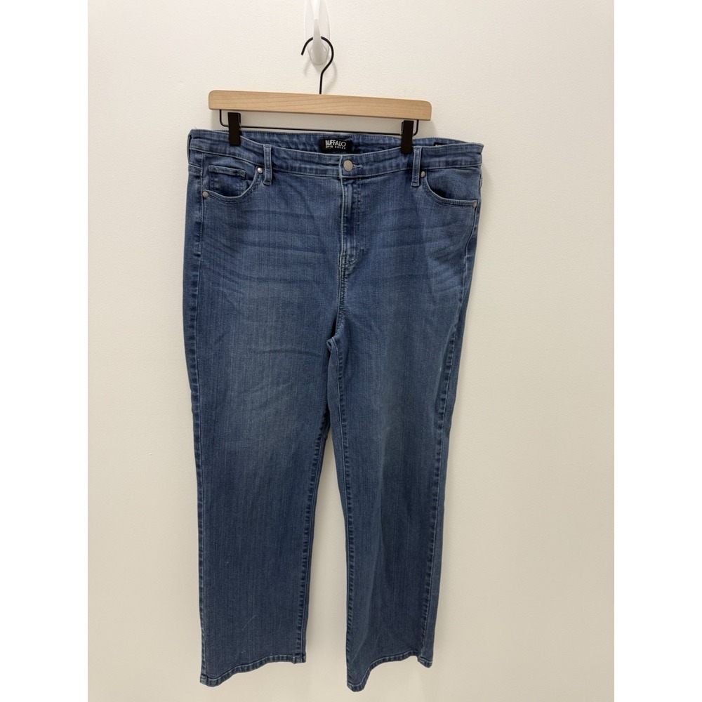 Buffalo David Bitton Alyssa Jeans‎ Women's 16/36 High Rise Straight Leg Stretch
